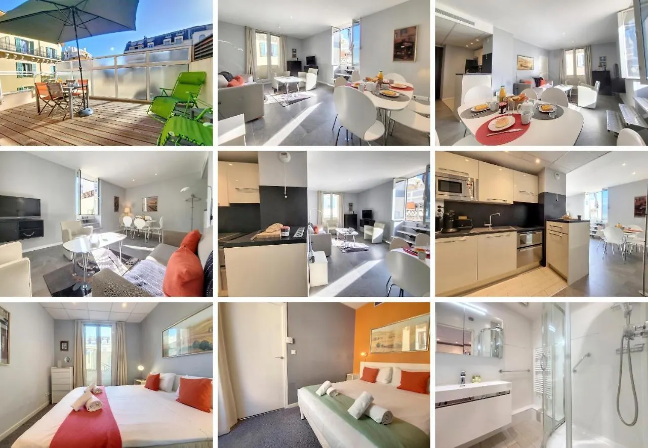 Apartment Nestor&Jeeves - Alphonse Karr Terrasse - Hyper Center - Close Sea - Chic Street Nice